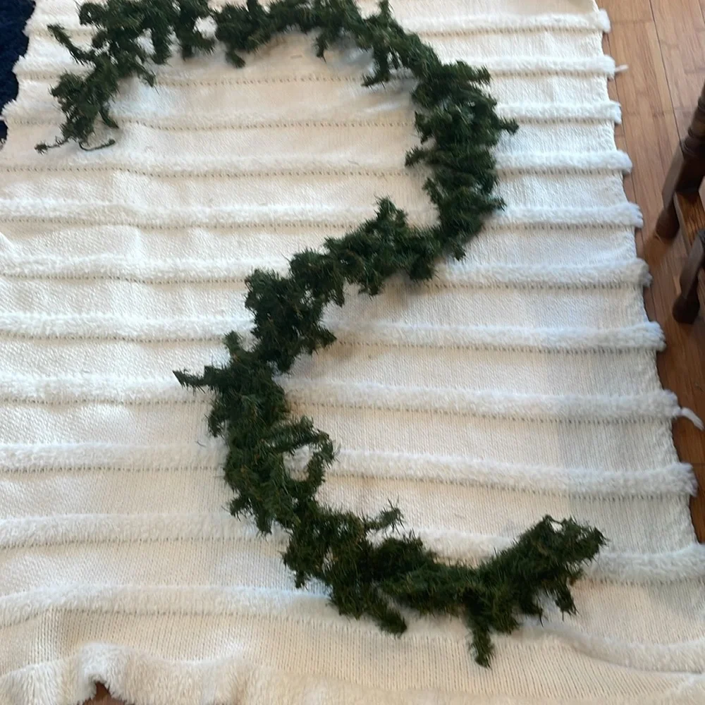 Christmas garland holiday decor table window mirror wreath door 8.5 feet